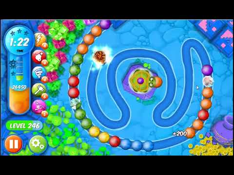 Marble Woka Woka Level 246 - NO BOOSTERS 🐢 | SKILLGAMING ✔️