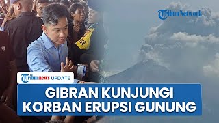 Kunjungan Wapres Gibran ke Posko Pengungsian Gunung Lewotobi Laki-laki, Langsung Bagi-bagi Susu