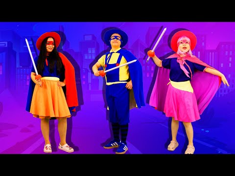 Red Zorro, Blue Zorro, Pink Zorro | Kids Funny Songs