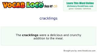 Video thumbnail for cracklings