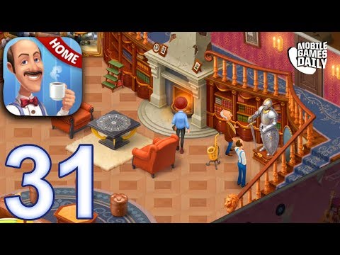 HOMESCAPES Story Walkthrough Gameplay Part 31 - Day 22 Living Room (iOS Android)