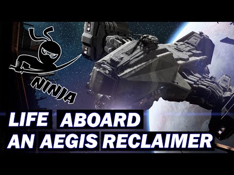 Life Aboard an Aegis Reclaimer (Ep2) - Ninja Crackin' and Ninja Stackin' (3.22a)