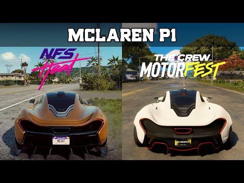 McLaren P1 - Need For Speed Heat vs The Crew Motorfest