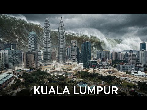 Kuala Lumpur MEGA TSUNAMI (AI FICTIONAL) | Waves Bigger Than Skyscrapers