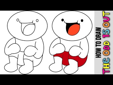 How to Draw The Odd 1s Out 😀 Step-by-Step 😀 Easy...