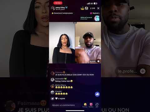 Samy Kiing drague en live