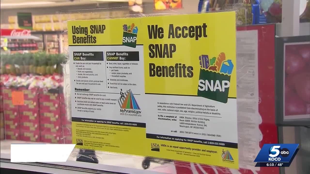 Oklahoma begins distributing partial SNAP benefits to eligible recipients