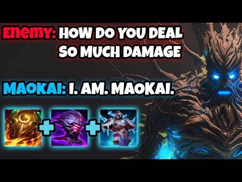 Play MAOKAI like a GOD. Don't die and OUTDAMAGE EVERYONE! League of Legends