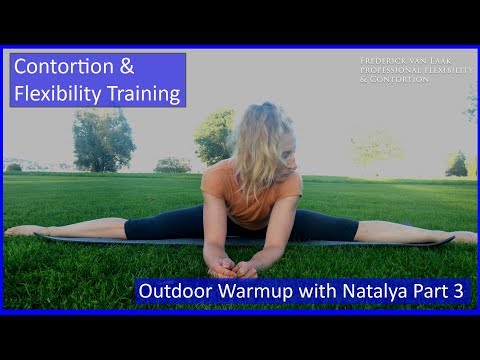 93 Flexyart Contortion Training: Int. Warmup in 4K (Pt.3)  - Also for Yoga, Pole, Ballet, Dance Peop