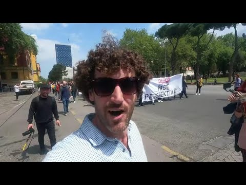 MY FIRST DAY IN ALBANIA - TIRANA