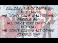 Big Time Rush - 24/seven (with Lyrics) 