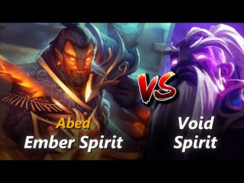Abed mid Ember Spirit vs Void Spirit | First 10 minutes