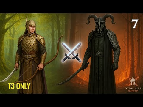 Galadhrim vs Khamûl!! (Tier 3 Elves Only Challenge) | Woodland Realm – DAC v5 Ep 7