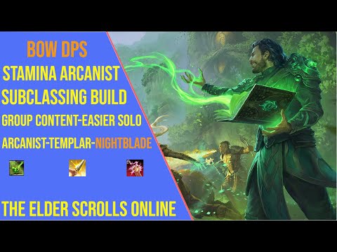 Powerful Stamina Arcanist Bow DPS Build for ESO Update 46 - Subclassing Build