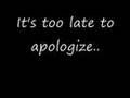 Apologize (Timbaland) Lyrics 