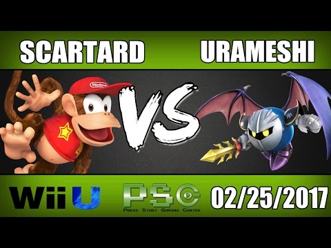 Scartard (Diddy Kong) vs Urameshi (Meta Knight) - Wii U Losers Round 2 - Rising Legends Arcadian