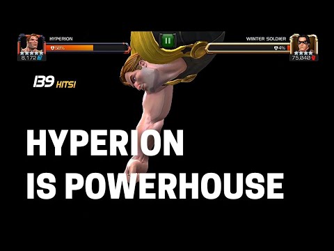 Checking 5 Star Rank 4 Hyperion's Damage - Marvel Contest of Champions | MCOC