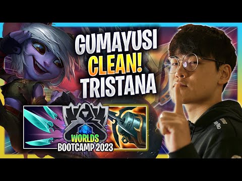 GUMAYUSI IS SUPER CLEAN WITH TRISTANA! - T1 Gumayusi Plays Tristana ADC vs Xayah! | Bootcamp 2023