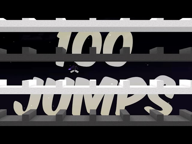 100 4 Block Jumps in a row (NO CHECKPOINTS) Minecraft Map