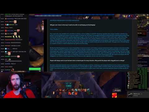 Asmongold Reacts to Blizzards Forums on Titanforging