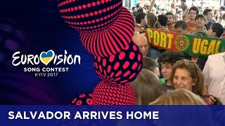 Salvador Sobral gets welcomed home with open arms!