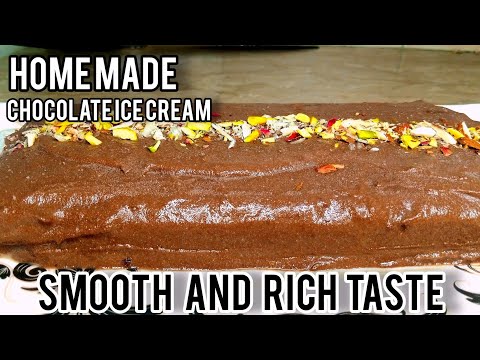 How to make chocolate ice cream At home || Homemade Ice cream || By Cooking With Saleha