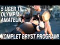 Vild bryst-træning i Marbella 5 uger inden Olympia! Vi presser centerets tungeste håndvægte!! 🤩💪