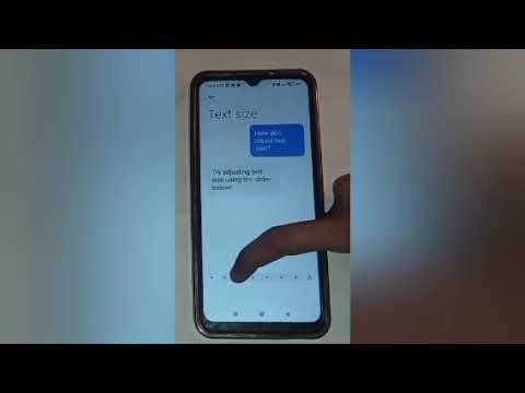 how to change font size in redmi 9 activ, change font size setting