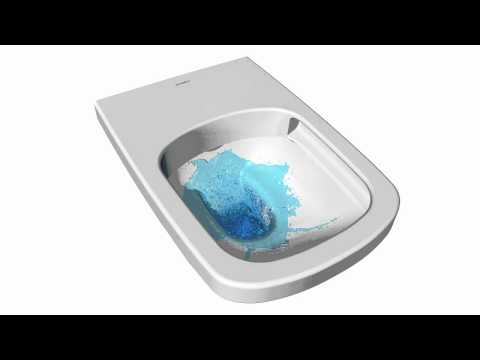 Toalettstol Duravit Durastyle Rimless 010701 med Mjukstängande Hårdsits