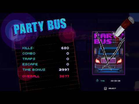 Party Hard Speedrun - Party Bus: Butcher (6.9 seconds) (WR)