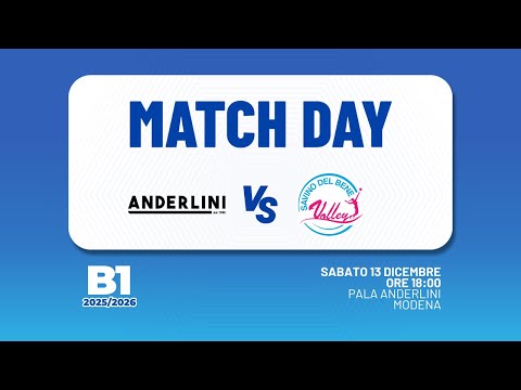Serie B1 - Moma Anderlini vs SDB Volley Youth - 13/12/2025