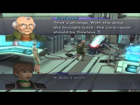 Xenosaga III HD Cutscene 149 - Encroaching Shadow (Elsa) - JAPANESE - SWIMSUIT MODE