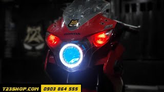 CBR150R 2012 Độ Cùm CBR250R PCX Hybrid và Bi Cầu B11 Sáng Và Đẹp Kinh Khủng