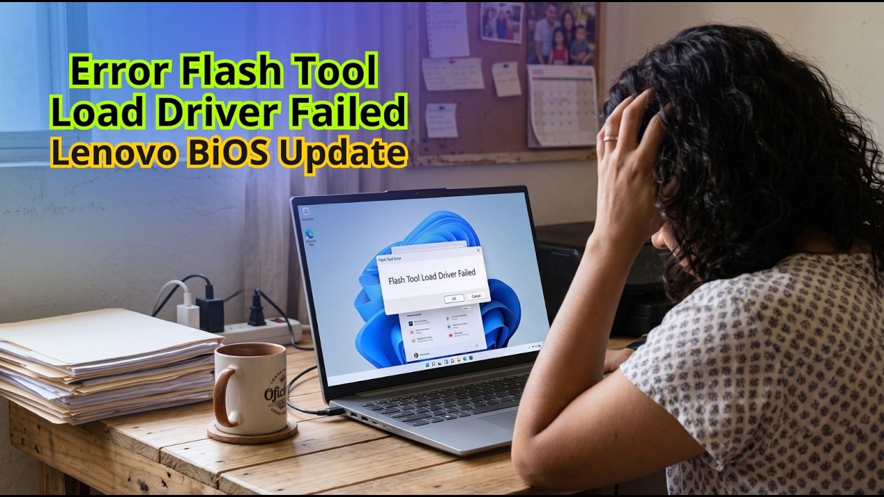 Error Bios Update - Lenovo Flash Tool Load Driver Failed