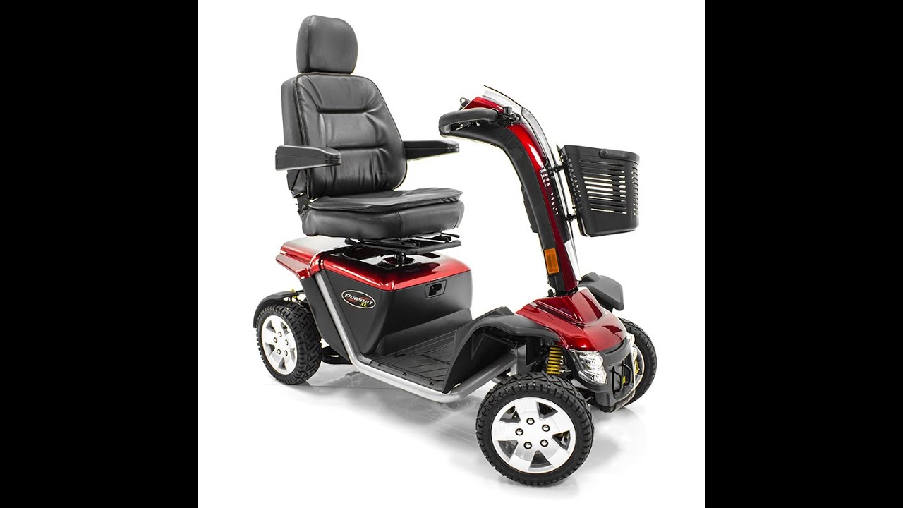 Pride Pursuit XL Heavy Duty Mobility Scooter S714 PMV Test Ride by TOPMOBILITY.COM