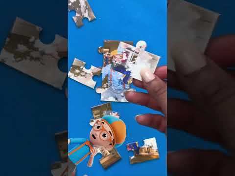 🧸🤔 Can You Help Blippi Stuff the Teddy Bear Puzzle? 🧩🎉 #fun #game #diy #kids