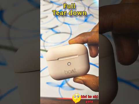 BoAt Airdopes Teardown 🔥 Inside Look at Earbuds 😍 #shorts #earbuds #repair