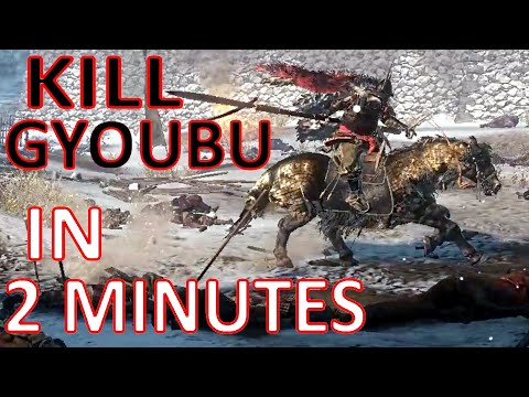 Defeat GYOUBU ONIWA easily (In just 2:05 minutes) [ Sekiro : Shadows Die Twice ]