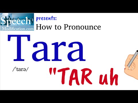 How to Pronounce Tara
