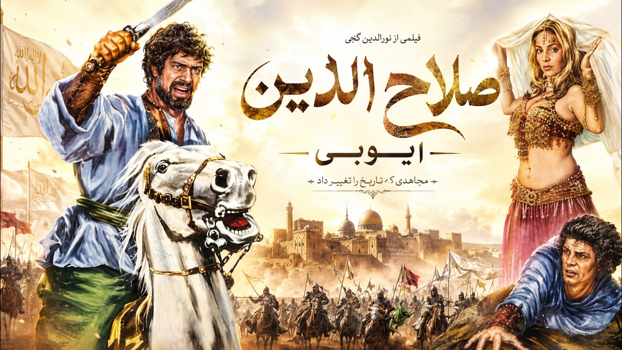 صلاح الدین ایوبی | فیلم جنگی بی سانسور رنگی شده