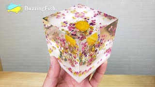 EASY DIY. 🌼 Dried Flowers in Resin Decor 🌼 | Resin Art