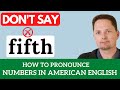 AMERICAN ACCENT TRAINING  /How to pronounce ordinal  numbers with dates in English
