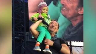 Bruce Springsteen sings duet with 4-year-old