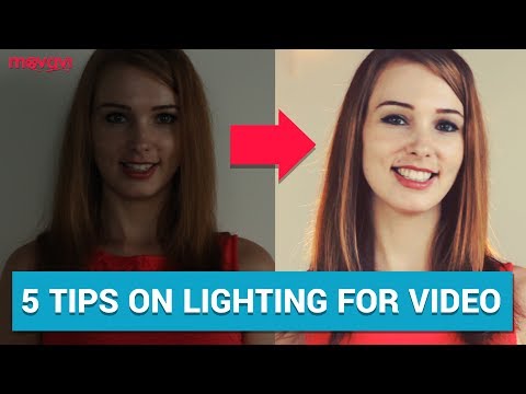 How to set up lighting at home when you have no budget Video