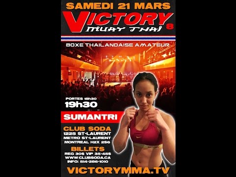 VICTORY MUAY THAI 8 - Samira Sammoun VS Margot Sumantri