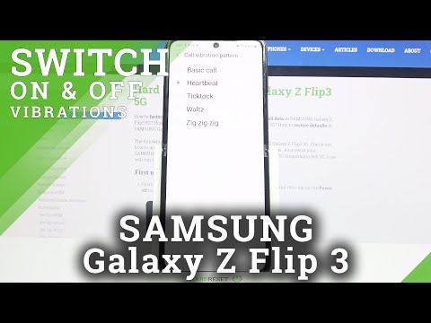 How to Change Vibration Pattern on SAMSUNG Galaxy Z Flip 3 – Manage Vibration Settings