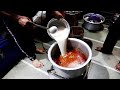 Famous Sev Usal Recipe In Vadodara Young Man Selling Hot Meal On Rickshaw Indian Street Food