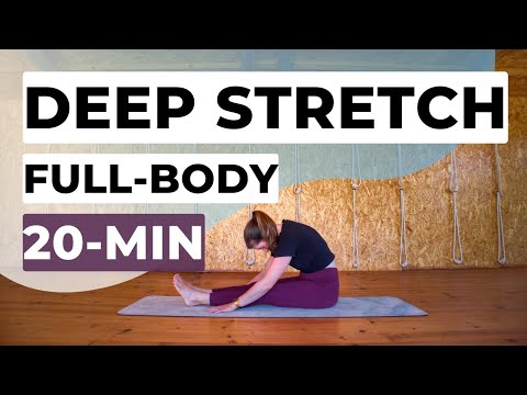 20-Min Full-Body Deep Stretch Yin Yoga Class - Everyday Yin Yoga Beginner Routine with 2-Min Holds