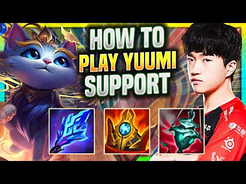 LEARN HOW TO PLAY YUUMI SUPPORT LIKE A PRO! - T1 Keria Plays Yuumi Support vs Ashe! | Season 2022