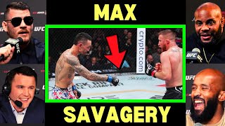 How Max Holloway FLATLINED Justin Gaethje (Step by Step)